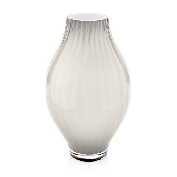 Ariana Vase, Cased White – 34cm