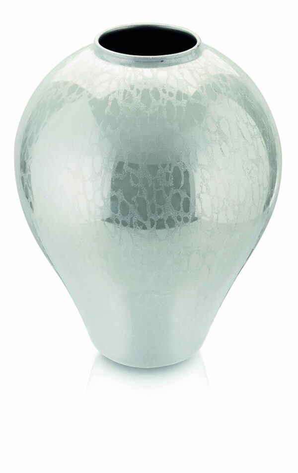 Glamour Vase, Pearly White – 25cm